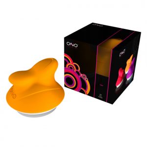stimulateur clitoridien cleo orange d'ono, idéal pour un 1er achat de sextoys