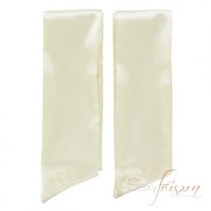 Rubans de satins beige